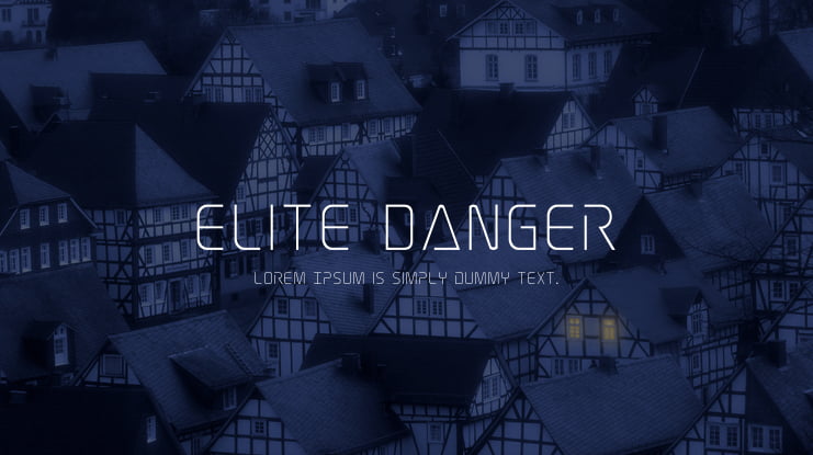 Elite Danger Font Family