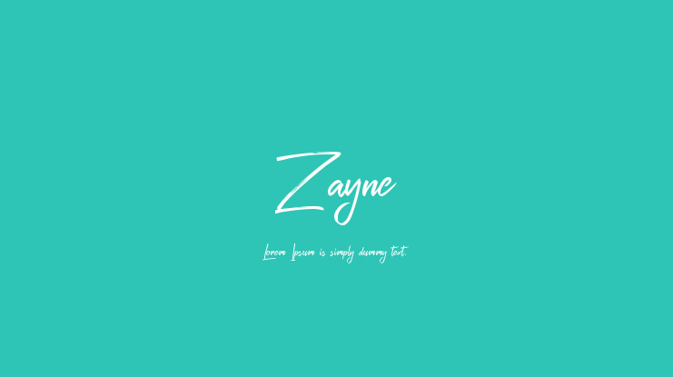 Zayne Font Family