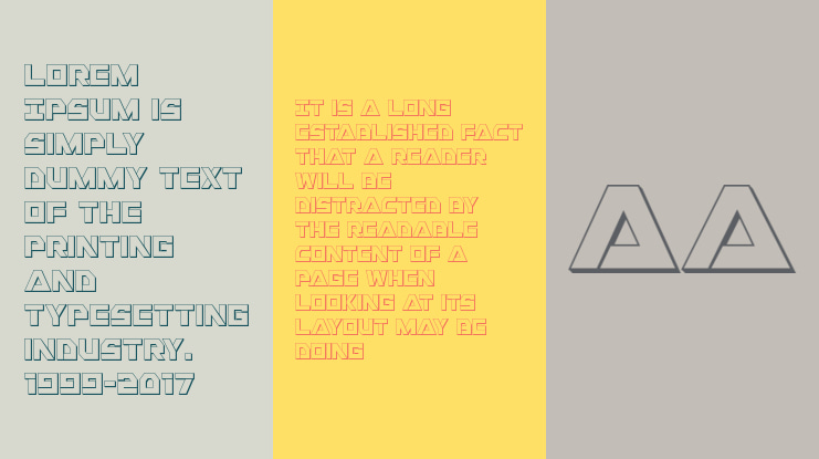 Liberty Island 3D Font Family