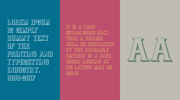 Earthrealm 3D Font Family