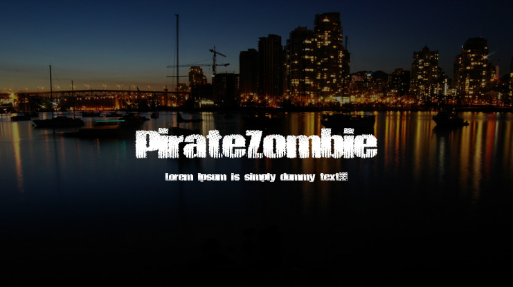 PirateZombie Font