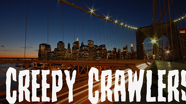 Creepy Crawlers Font Family