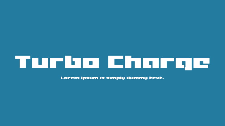 Turbo Charge Font Family