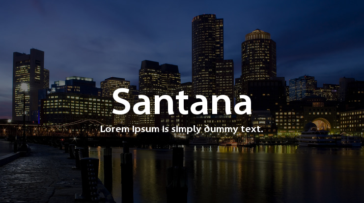 Santana Font Family