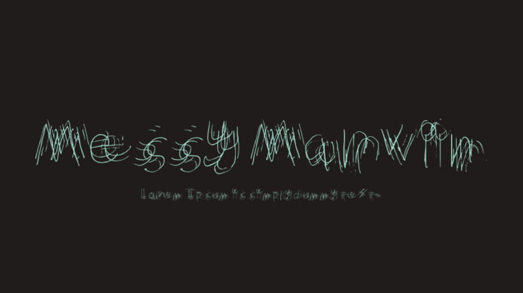 Messy Marvin Font Family