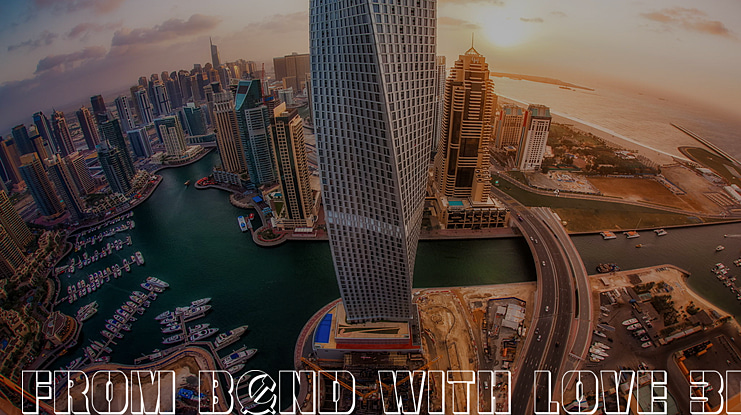 From BOND With Love 3D Font Family