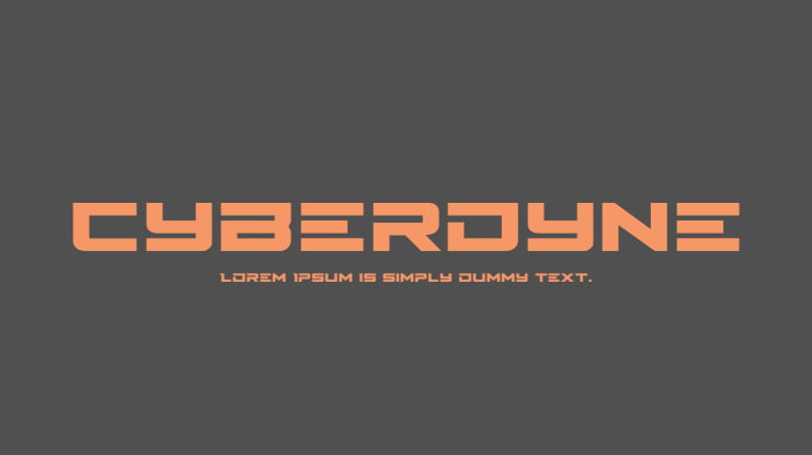 Cyberdyne Font Family