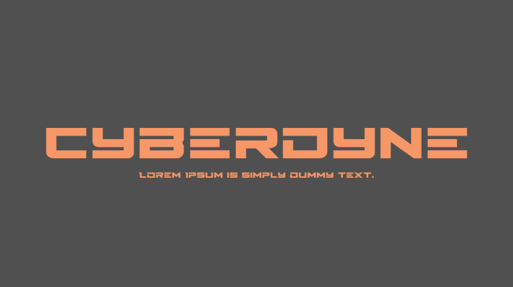 Cyberdyne Font Family