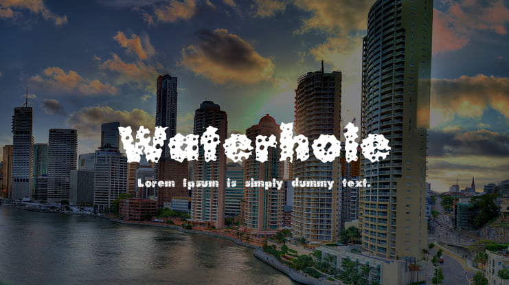 Waterhole Font
