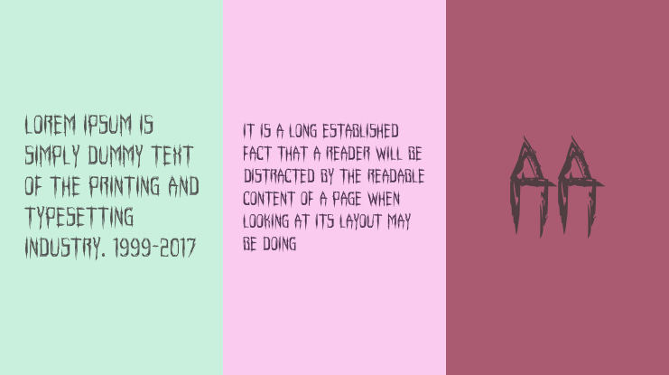 Horroroid Font Family