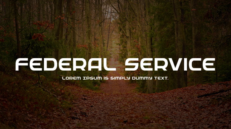 Federal Service Font Family