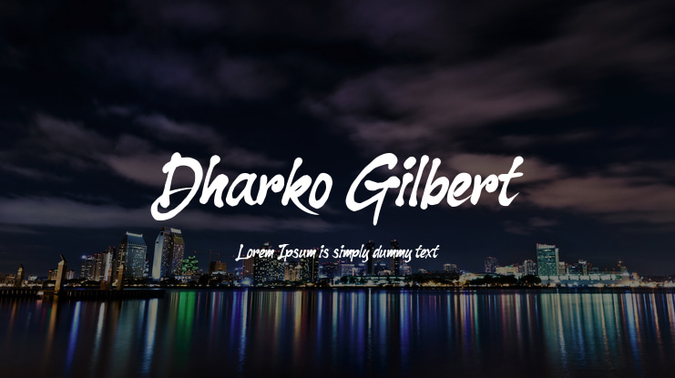 Dharko Gilbert Font