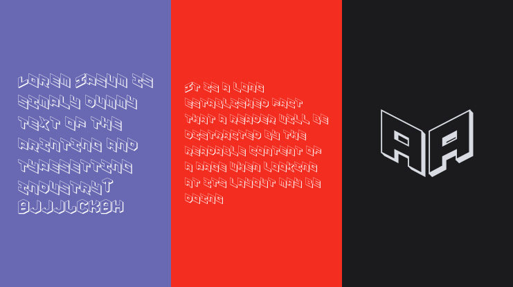 YAY USA 3D Font Family