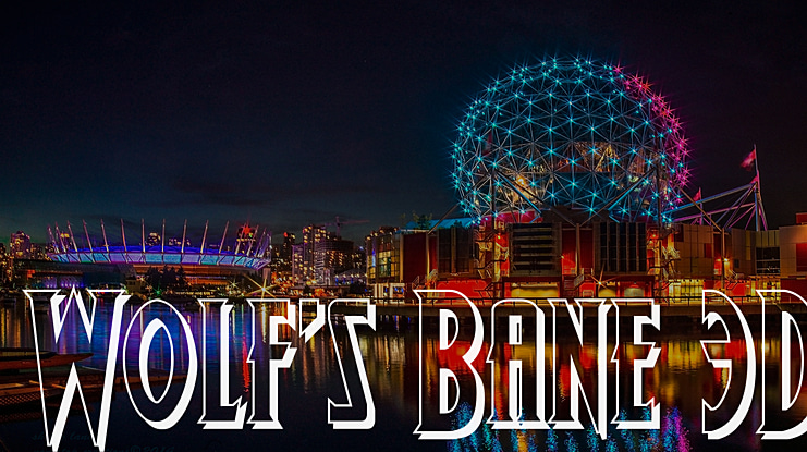 Wolf's Bane 3D Font Family