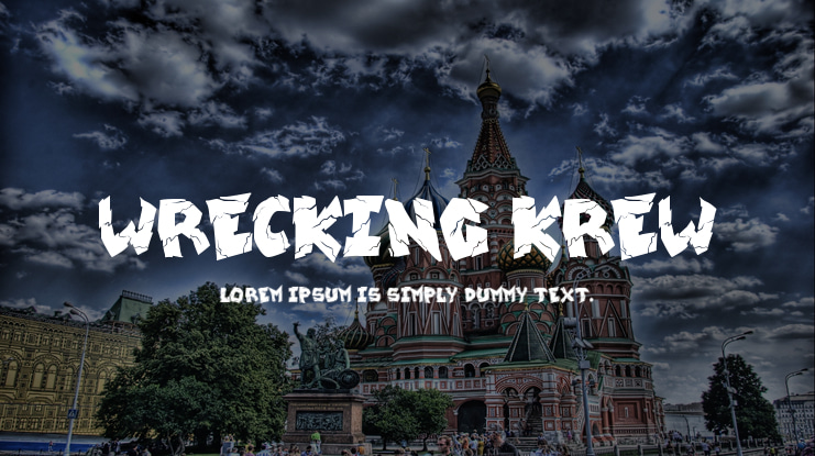 wrecking krew Font Family