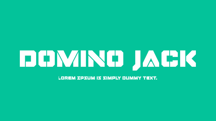 Domino Jack Font Family