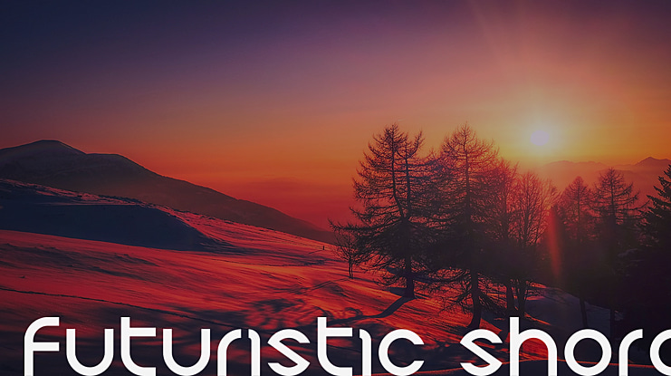 Futuristic Shore Font