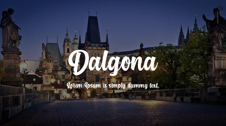 Dalgona Font
