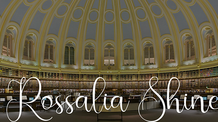Rossalia Shine Font