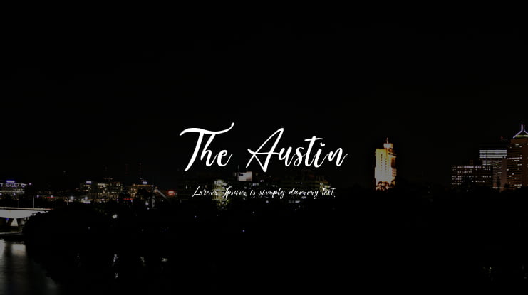 The Austin Font