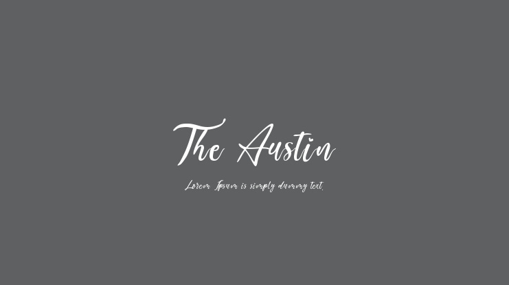 The Austin Font