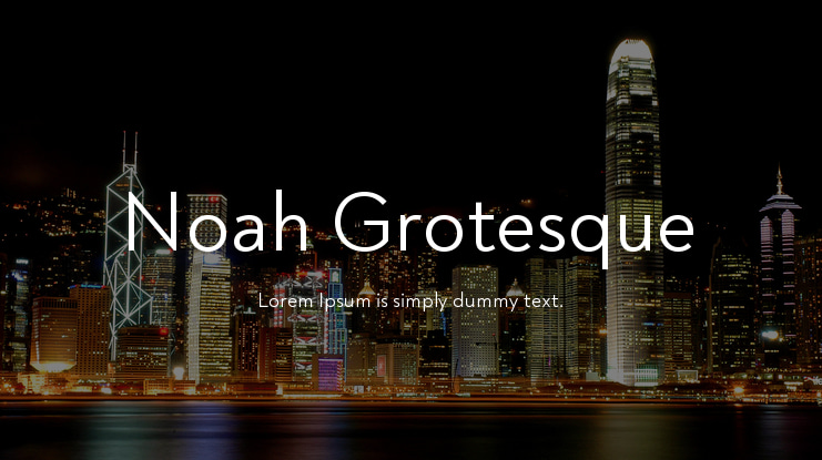 Noah Grotesque Font Family