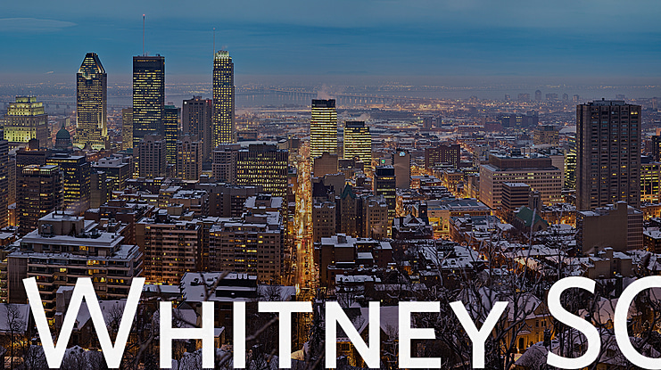 Whitney SC Font Family
