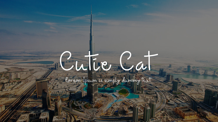 Cutie Cat Font
