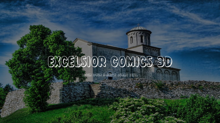 Excelsior Comics 3D Font Family