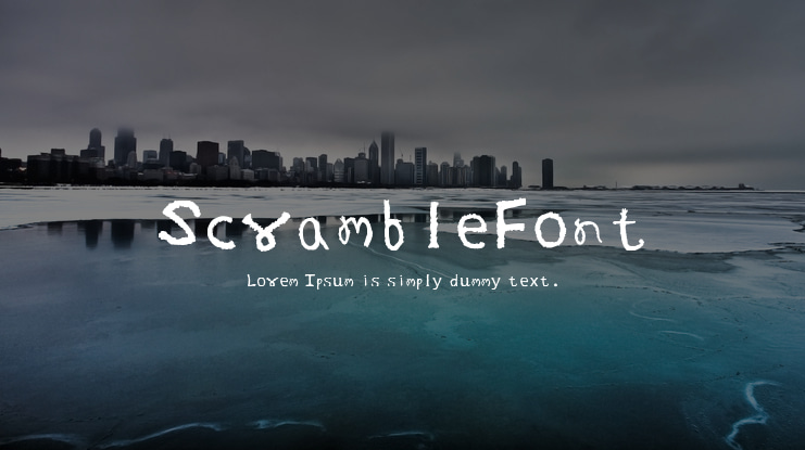 ScrambleFont Font