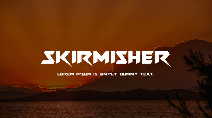 Skirmisher Font Family