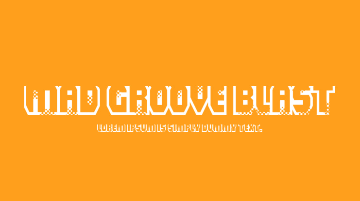Mad Groove Blast Font