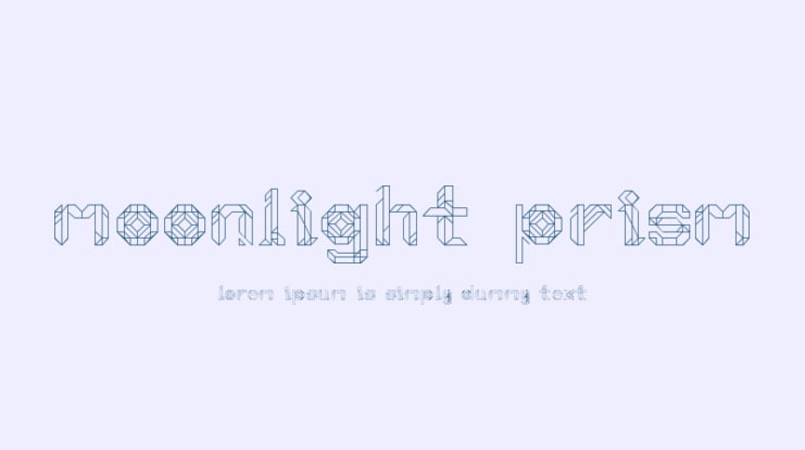 Moonlight Prism Font