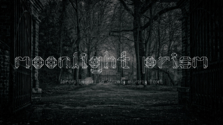 Moonlight Prism Font