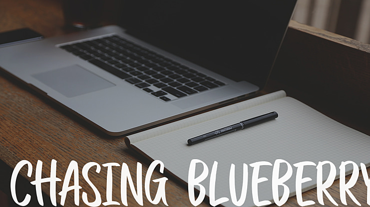 CHASING BLUEBERRY Font