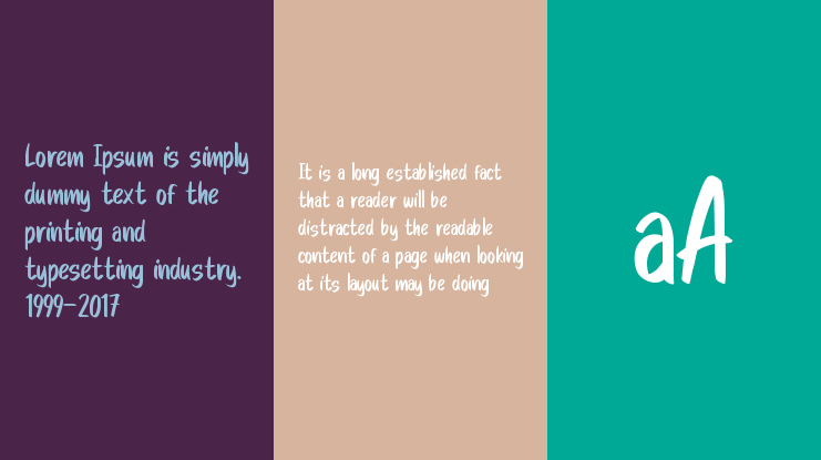 CHASING BLUEBERRY Font