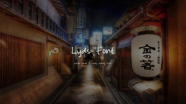 Lyds Font