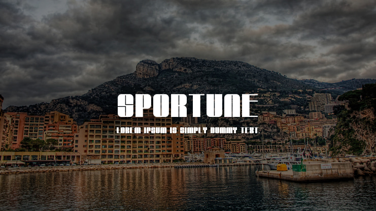 SPORTUNE Font