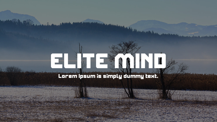 ELITE MIND Font Family