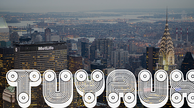 Tuyaux Font Family