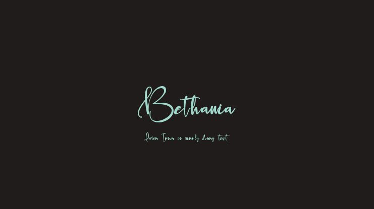 Bethania Font