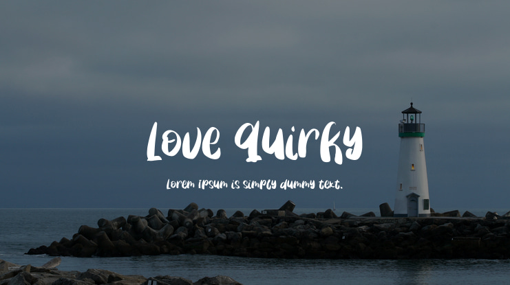 Love Quirky Font