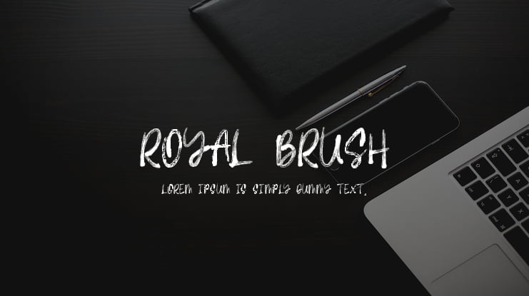 Royal Brush Font