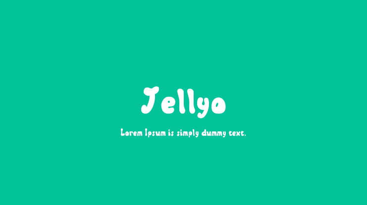 Jellyo Font
