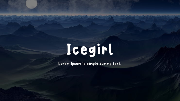 Icegirl Font