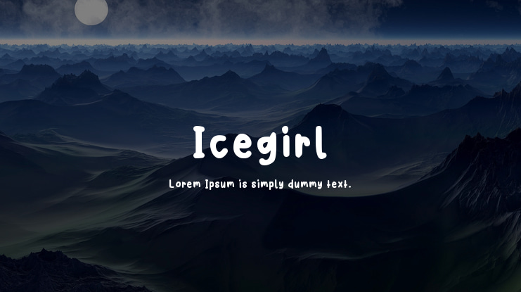 Icegirl Font