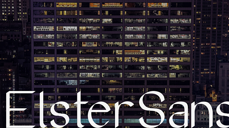 ElsterSans Font