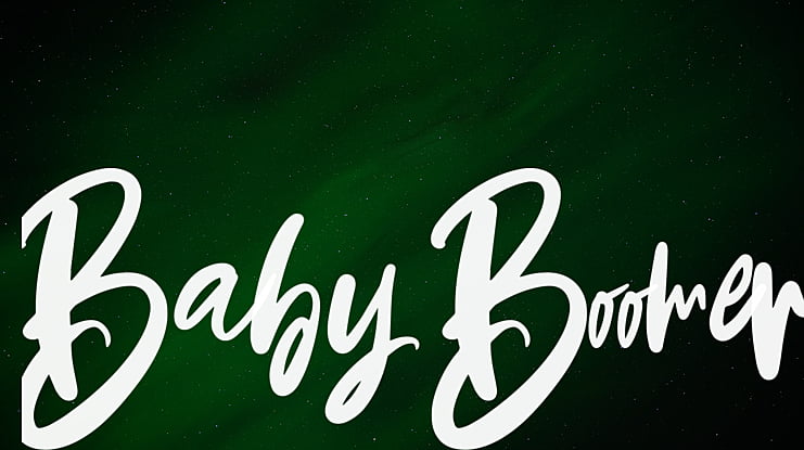 Baby Boomer Font
