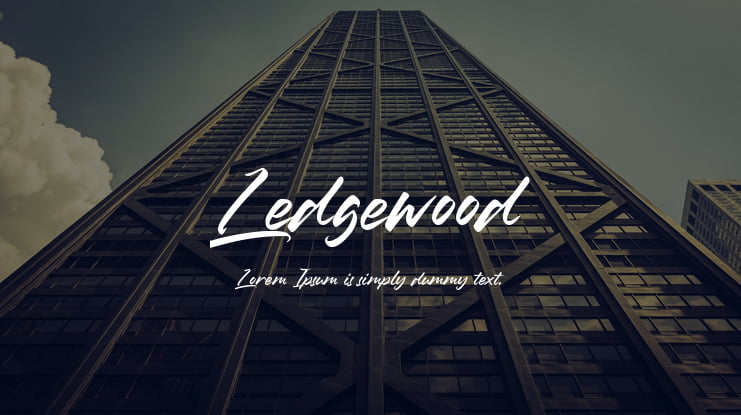 Ledgewood Font