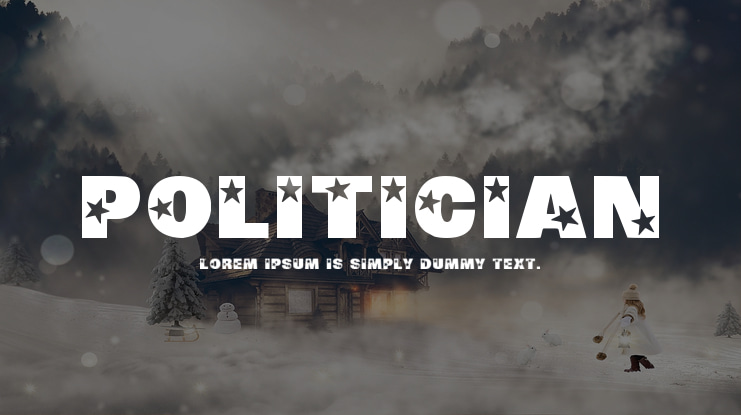 Politician Font